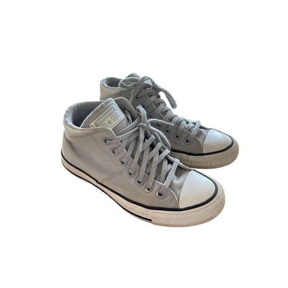 Converse Womens Gray Chuck Taylor All Star Trainers Sneakers Size 6 - Picture 2 of 9
